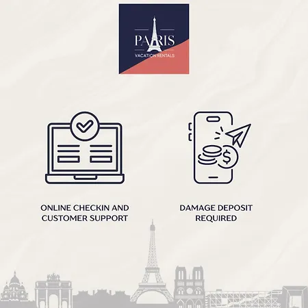 아파트 Eiffel Tower & Champ De Mars - 1br - Vacation